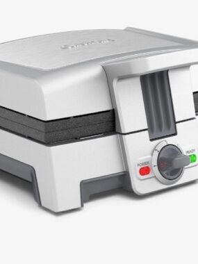 Cuisinart Light Gray Belgian Waffle Stick Maker. NIB
